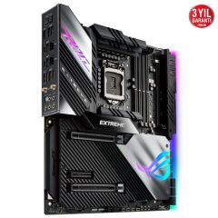 ASUS MB ROG MAXIMUS XIII EXTREME INTEL Z590 LGA1200 DDR4 5333 HDMI 5X M2 USB3.2 AX WİFİ + BT AURA RGB 10GBİT + 2.5GBİT LAN EATX THUNDERBOLT 4 1 YILLIK AIDA64 EXTREME ABONELİĞİ 18+2 GÜÇ AŞAMASI