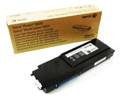 XEROX 106R02233 PHASER 6600/WC 6605 YUKSEK KAP. CYAN TONER KARTUSU 6000 SAYFA