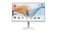 MSI 27 MODERN MD271PW FLAT 1920X1080 (FHD) IPS 75HZ TYPE C BEYAZ ANTI-GLARE MONITOR