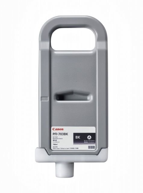 CANON 2963B001 PFI-703BK SIYAH KARTUS (700 ML)IPF 810/IPF 815/IPF 820/IPF 825