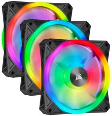 CORSAIR CO-9050098-WW ICUE QL120 RGB 120 MM DORT RGB RENK DONGULU PWM FAN LIGHTING NODE CORE KONTROLCU ILE BIRLIKTE 3 LU PAKET