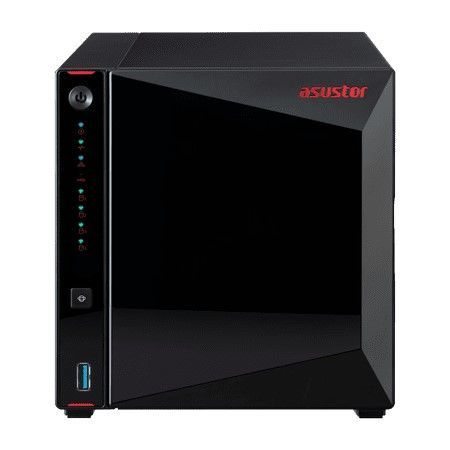ASUSTOR AS5304T INTEL J4105 4 YUVALI (4X22TB DESTEĞİ) 4GB DDR4(8GB RAM DESTEĞİ) 2.5GBE X2 USB 3.2 X3