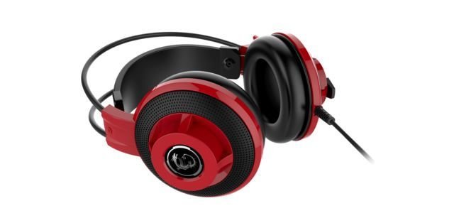 MSI GG DS501 GAMING HEADSET 40MM SURUCU KABLO KUMANDA MIKROFON 2.1M ORGU KABLO 3.5MM JAK KULAKUSTU KULAKLIK