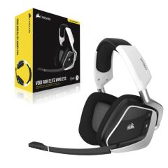 CORSAIR CA-9011202-EU VOID ELITE RGB 7.1 KABLOSUZ OYUNCU KULAKLIGI BEYAZ (PC VS PS4 UYUMLU)