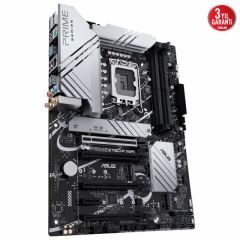 ASUS MB PRIME Z790-P WIFI-CSM INTEL Z790 LGA1700 DDR5 7200 DP HDMI 3x M2 USB3.2 AX WiFi-BT AURA RGB 2.5Gbit LAN ATX UCRETSIZ UZAKTAN YONETIM YAZILIMI ASUS 5X PROTECTION III