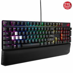 ASUS ROG STRIX XA04 STRIX SCOPE DX RD TR AURA SYNC RGB MEKANIK OYUNCU KLAVYE TÜRKÇE TUS DIZILIMI CHERRY MX RED SWITCH GENIS CTRL TUSU