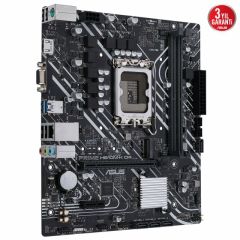 ASUS PRIME H610M-K D4 INTEL H610 LGA1700 DDR4 3200 DP HDMI M2 USB3.2 MATX ASUS 5X PROTECTION III ARMOURY CRATE AI SUİTE 3