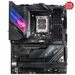 ASUS ROG STRIX Z690-E GAMING WIFI Intel Z690 LGA1700 DDR5 6400 DP HDMI 3x M2 USB3.2 AX WiFi + BT AURA RGB 2.5Gbit LAN ATX PCIe5.0, 18+1 Güç Aşaması