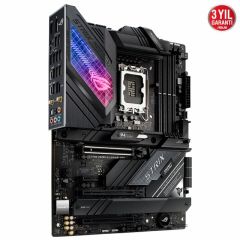 ASUS ROG STRIX Z690-E GAMING WIFI Intel Z690 LGA1700 DDR5 6400 DP HDMI 3x M2 USB3.2 AX WiFi + BT AURA RGB 2.5Gbit LAN ATX PCIe5.0, 18+1 Güç Aşaması