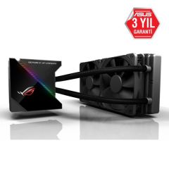 ASUS ROG RYUJIN 240 OLED AURA SYNC RGB 2X NOCTUA İPPC 2000 PWM 120MM FAN SIVI CPU SOĞUTUCUSU 