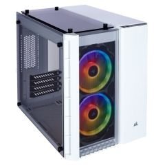 CORSAIR CC-9011137-WW CRYSTAL SERISI 280X RGB TEMPERLI CAM MICRO ATX KUP BILGISAYAR KASASI BEYAZ