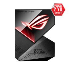 ASUS ROG NVLINK BRIDGE 4 SLOT AURA SYNC RGB RTX 2080 TI VE 2080 MODELLERİ UYUMLUDUR