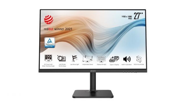 MSI 27 MODERN MD271P 1920x1080 (FHD) FLAT IPS 75HZ 5MS ANTI-GLARE PIVOT MONITOR