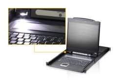 ATEN CL1316N-ATA-AG 16P PS/2 USB VGA LCD KVM SWITCH W/USA KB