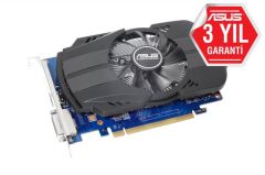 ASUS GEFORCE PH-GT1030-O2G 2GB GDDR5 64bit 1531Mhz OC 1xDVI 1xHDMI EKRAN KARTI