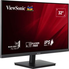 VIEWSONIC VA3209-MH MONITOR 31.5 4MS 75HZ IPS 1920X1080 FHD 250 VGA HDMI 16:9 50M:1 16.7M HOPARLOR 3 KENAR CERCEVESIZ ADAPTIVE SYNC FLICKER FREE MAVI ISIK FILTRESI TILT VESA