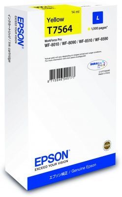 EPSON C13T756440 INK CARTRİDGE L YELLOW 14 ML- WORKFORCE PRO WF 8010-8090-8510-8590