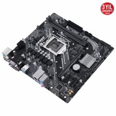 ASUS PRIME B460M-K Intel B460 LGA1200 DDR4 2933 DVI VGA M2 USB3.2 mATX 64GB Ram Desteği