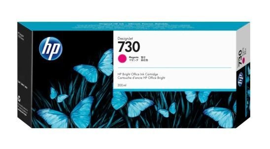 HP P2V69A (730) MACENTA 300 ML GENIS FORMAT MUREKKEP KARTUSU