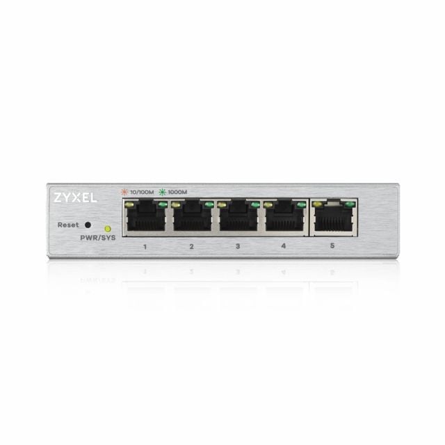 ZYXEL GS1200-5 5 PORT 10/100/1000 Mbps GIGABIT WEB YONETİLEBİLİR SWITCH