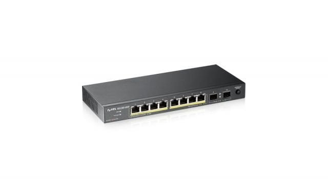 ZYXEL GS1100-10HP 8 PORT 10/100/1000 Mbps 2 SFP PORT YÖNETİLEMEZ POE SWITCH