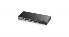 ZYXEL GS1100-10HP 8 PORT 10/100/1000 Mbps 2 SFP PORT YÖNETİLEMEZ POE SWITCH