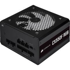 CORSAIR CP-9020216-EU CX550F 550W TAM MODULER 80PLUS BRONZE RGB GUC KAYNAGI SIYAH