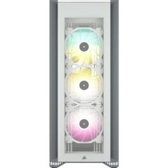 CORSAIR CC-9011227-WW iCUE 7000X RGB TEMPERLI CAM 4x140mm FAN DAHILI RGB KONTROLCU FULL TOWER SMART BILGISAYAR KASASI WHITE