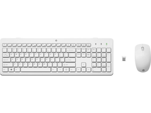 HP 3L1F0AA 230 WL KEYBOARD AND MOUSE COMBO WHITE