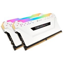 CORSAIR CMW16GX4M2C3000C15W 16GB (2x8GB) DDR4 3000MHz CL15 VENGEANCE RGB PRO SOGUTUCULU DIMM BELLEK WHITE