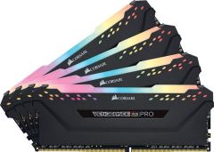 CORSAIR CMW32GX4M4C3600C18 32GB (4X8GB) DDR4 3600MHz CL18 VENGEANCE RGB PRO SOĞUTUCULU DIMM BELLEK BLACK