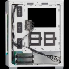 CORSAIR CC-9011174-WW ICUE 220T RGB AIRFLOW TEMPERLI CAM YAN PANEL MID TOWER OYUNCU BILGISAYAR KASASI BEYAZ
