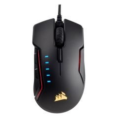 CORSAIR CH-9302011-EU GLAIVE RGB 16.000 DPI OPTIK SENSÖR DEĞİŞTİRİLEBİLİR BAŞ PARMAK DESTEĞİ SİYAH GAMING MOUSE