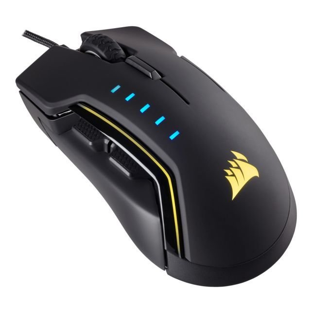 CORSAIR CH-9302011-EU GLAIVE RGB 16.000 DPI OPTIK SENSÖR DEĞİŞTİRİLEBİLİR BAŞ PARMAK DESTEĞİ SİYAH GAMING MOUSE