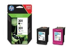HP N9J72AE (301) SIYAH/UC RENKLI 2 LI PAKET MUREKKEP KARTUSLARI 190/165 SAYFA