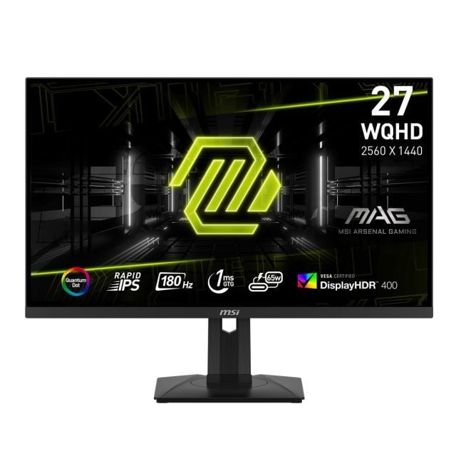 MSI 27 MAG 274QRF QD E2 2560x1440 (WQHD) 16:9 FLAT RAPID IPS 180HZ 1MS ADAPTIVE-SYNC GAMING MONITOR