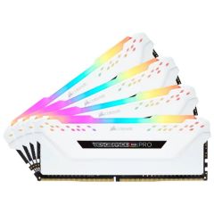 CORSAIR CMW32GX4M4C3600C18W 32GB (4X8GB) DDR4 3600MHz CL18 VENGEANCE RGB PRO SOĞUTUCULU DIMM BELLEK BEYAZ