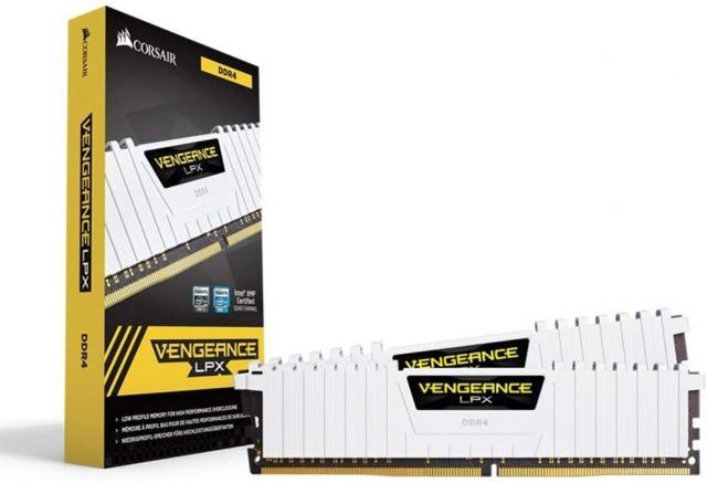 CORSAIR CMK16GX4M2B3000C15W 16GB (2X8GB) DDR4 3000MHz CL15 VENGEANCE LPX SOGUTUCULU DIMM BELLEK WHITE