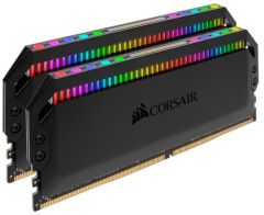 CORSAIR CMT64GX4M4Z3600C18 64GB (4X16GB) DDR4 3600MHz CL18 DOMINATOR PLATINUM RGB SOĞUTUCULU SIYAH DIMM BELLEK