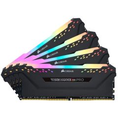 CORSAIR CMW32GX4M4K4000C19 32GB (4X8GB) DDR4 4000MHz CL19 VENGEANCE RGB PRO SOGUTUCULU DIMM BELLEK BLACK