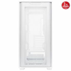 ASUS A21 360 MM SOĞUTUCU ALANI 380 MM ‘E KADAR GPU ALANI STANDART ATX PSU DESTEKLİ GİZLİ KABLO BÖLMELİ MICRO-ATX KASA BEYAZ