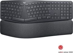 LOGİTECH K860 ERGONOMİK BİLEK DESTEKLİ TAM BOYUTLU KABLOSUZ TÜRKÇE KLAVYE - SİYAH 920-010109