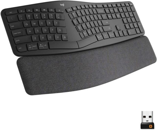 LOGİTECH K860 ERGONOMİK BİLEK DESTEKLİ TAM BOYUTLU KABLOSUZ TÜRKÇE KLAVYE - SİYAH 920-010109