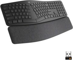 LOGİTECH K860 ERGONOMİK BİLEK DESTEKLİ TAM BOYUTLU KABLOSUZ TÜRKÇE KLAVYE - SİYAH 920-010109