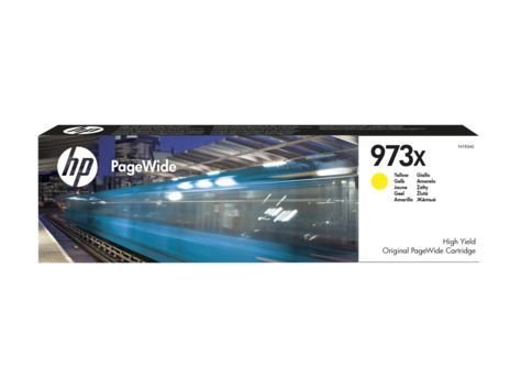 HP F6T83AE (973X) SARI YUKSEK KAPASITELI PAGEWIDE MUREKKEP KARTUSU 7000 SAYFA