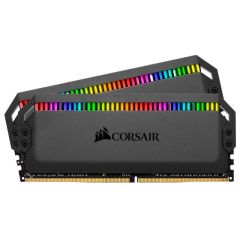 CORSAIR CMT32GX4M2C3600C18 32GB (2X16GB) DDR4 3600MHz CL18 DOMINATOR PLATINUM RGB SOĞUTUCULU SIYAH DIMM BELLEK