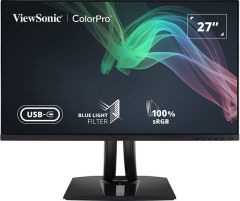 VIEWSONIC VP2756-2K PROFESYONEL MONITOR 27 5MS 60HZ IPS 2560X1440 2K 350 HDMI DP USB TYPE C SRGB PANTONE 16:9 20M:1 16.7M HOPARLOR 3 KENAR CERCEVESIZ FLICKER FREE MAVI ISIK FILTRESI TILT SWIVEL PIVOT YUKSEKLIK AYARI VESA ENERGY STAR EPEAT