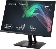 VIEWSONIC VP2756-2K PROFESYONEL MONITOR 27 5MS 60HZ IPS 2560X1440 2K 350 HDMI DP USB TYPE C SRGB PANTONE 16:9 20M:1 16.7M HOPARLOR 3 KENAR CERCEVESIZ FLICKER FREE MAVI ISIK FILTRESI TILT SWIVEL PIVOT YUKSEKLIK AYARI VESA ENERGY STAR EPEAT