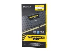 CORSAIR CMK64GX4M4E3200C16 64GB (4X16GB) DDR4 3200MHz CL16 VENGEANCE LPX SOGUTUCULU DIMM BELLEK BLACK