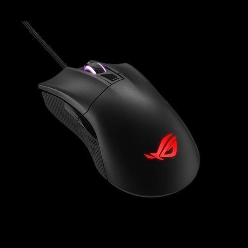 ASUS ROG GLADIUS II CORE FPS OYUNCU MOUSE - 6200 DPI SENSOR, AURA SYNC RGB, ÖRGÜLÜ KABLO